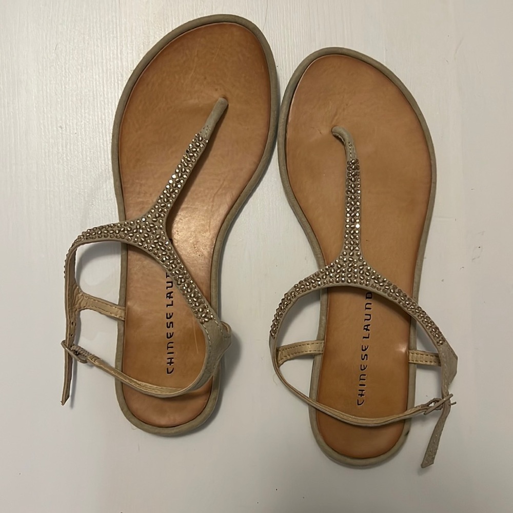 Chinese Laundry glitter sandals